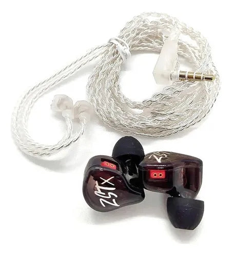 Audifonos Monitores In Ear Kz Zst Bk Hi-fi + Estuche