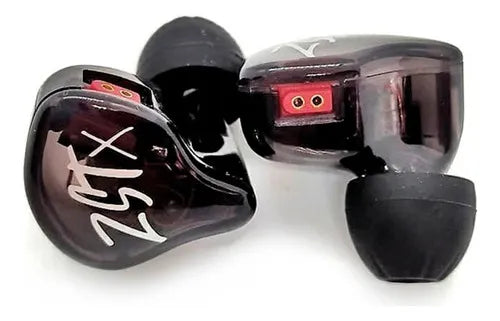 Audifonos Monitores In Ear Kz Zst Bk Hi-fi + Estuche