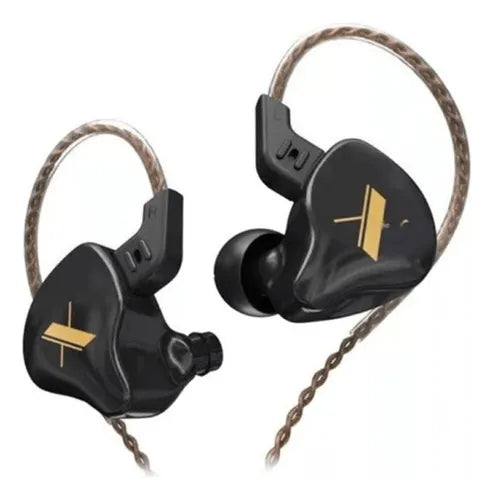 Audifonos Monitores In Ear Kz Edx Bk + Estuche